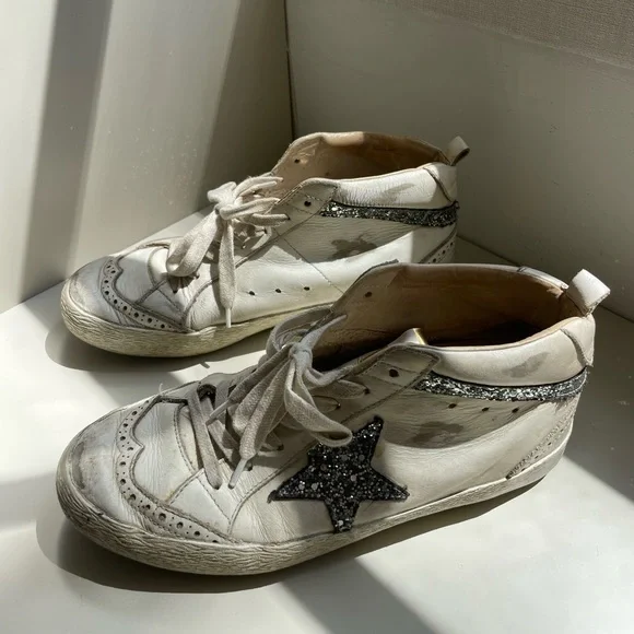 Golden Goose High Top Mid Star Sneakers - Picture 4 of 6